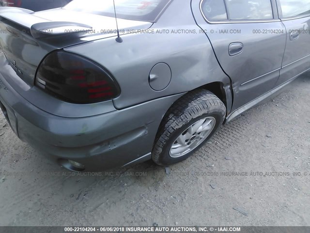 1G2NF52E44M606348 - 2004 PONTIAC GRAND AM SE1 GRAY photo 6