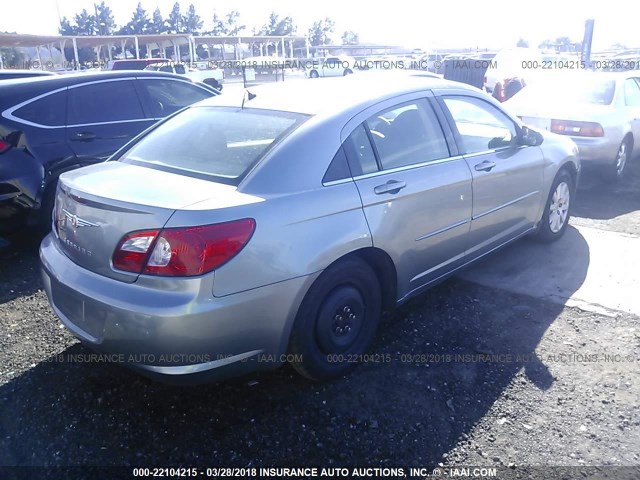 1C3LC46K17N675877 - 2007 CHRYSLER SEBRING BLUE photo 4