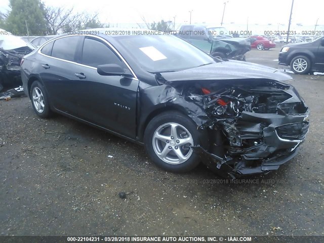 1G1ZB5ST5HF107469 - 2017 CHEVROLET MALIBU LS 灰色 照片 1