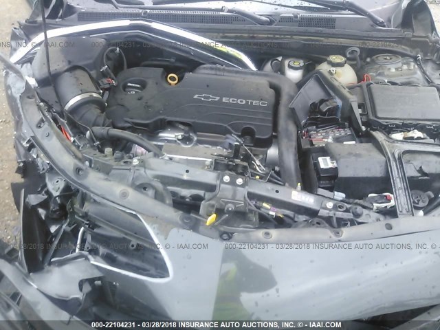 1G1ZB5ST5HF107469 - 2017 CHEVROLET MALIBU LS 灰色 照片 10