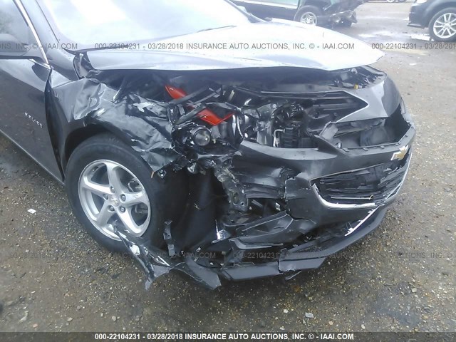 1G1ZB5ST5HF107469 - 2017 CHEVROLET MALIBU LS 灰色 照片 6