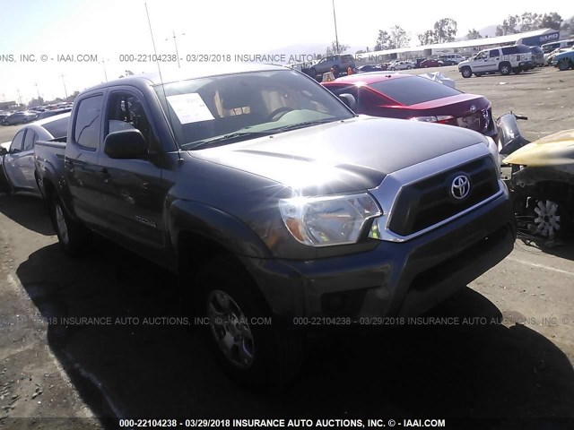 5TFJX4GN7FX041511 - 2015 TOYOTA TACOMA DOUBLE CAB PRERUNNER GRAY photo 1