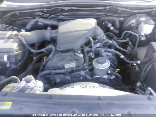 5TFJX4GN7FX041511 - 2015 TOYOTA TACOMA DOUBLE CAB PRERUNNER GRAY photo 10