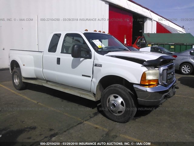 1FTWX33FXYEB25366 - 2000 FORD F350 SUPER DUTY WHITE photo 1