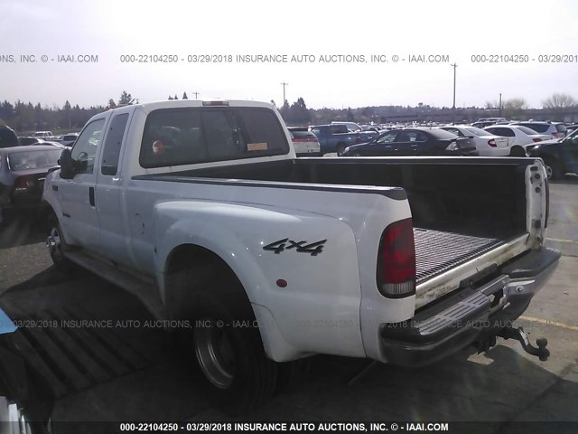 1FTWX33FXYEB25366 - 2000 FORD F350 SUPER DUTY WHITE photo 3