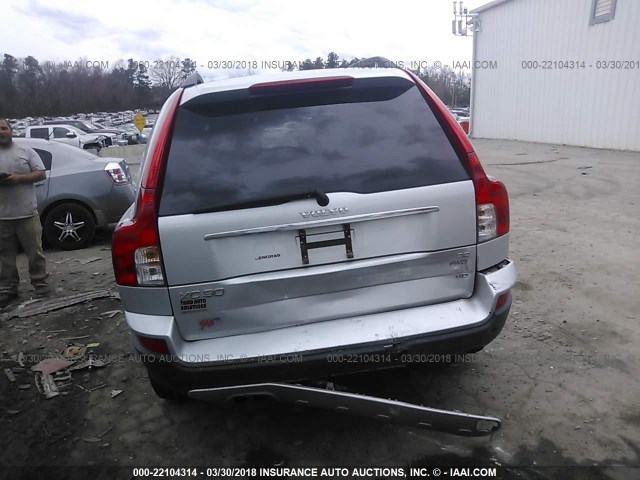 YV4CZ982181448232 - 2008 VOLVO XC90 3.2 SILVER photo 6