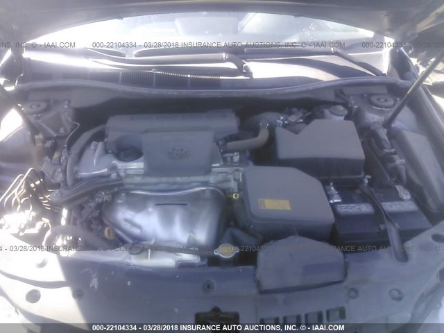 4T1BF1FK1FU477359 - 2015 TOYOTA CAMRY LE/XLE/SE/XSE GRAY photo 10