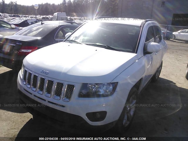 1C4NJDEB0GD616580 - 2016 JEEP COMPASS LATITUDE 白色 照片 2