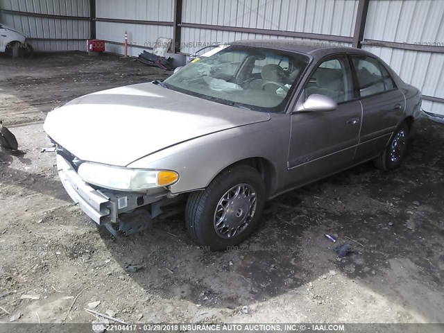 2G4WS52J321253209 - 2002 BUICK CENTURY CUSTOM TAN photo 2