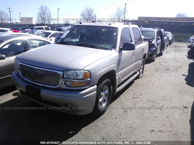 1GKEK63U34J175574 - 2004 GMC YUKON DENALI GOLD photo 2