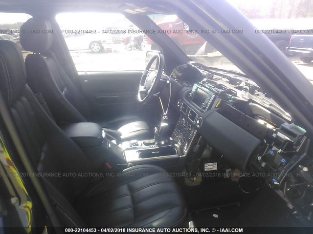 SALMP1E48AA324381 - 2010 LAND ROVER RANGE ROVER AUTOBIOGRAPHY BLACK photo 5