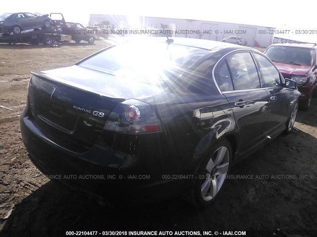 6G2EC57Y19L229506 - 2009 PONTIAC G8 GT BLACK photo 4