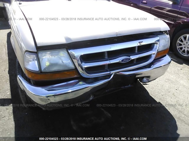 1FTYR14X1YTA80196 - 2000 FORD RANGER SUPER CAB TAN photo 6