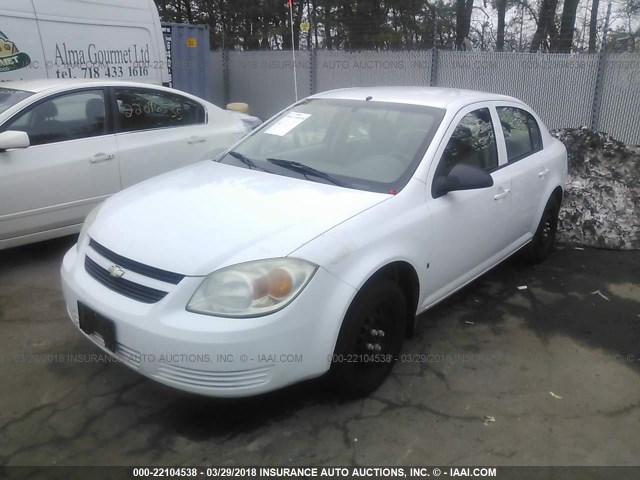 1G1AK55F767711809 - 2006 CHEVROLET COBALT LS თეთრი ფოტო 2