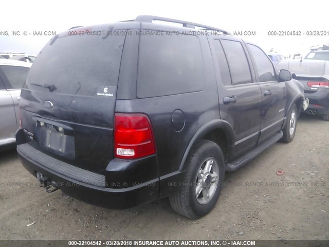 1FMZU73E42ZC13670 - 2002 FORD EXPLORER XLT BLUE photo 4