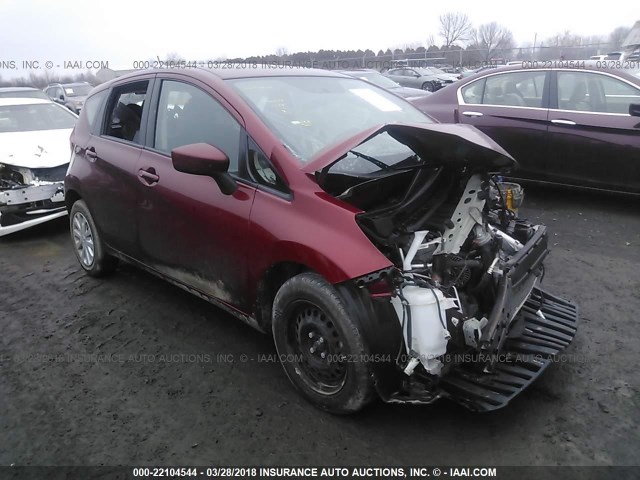 3N1CE2CP3GL382561 - 2016 NISSAN VERSA NOTE S/S PLUS/SV/SL/SR MAROON photo 1