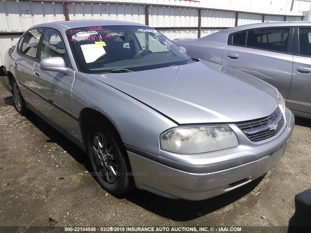 2G1WF52E959266380 - 2005 CHEVROLET IMPALA SILVER photo 1