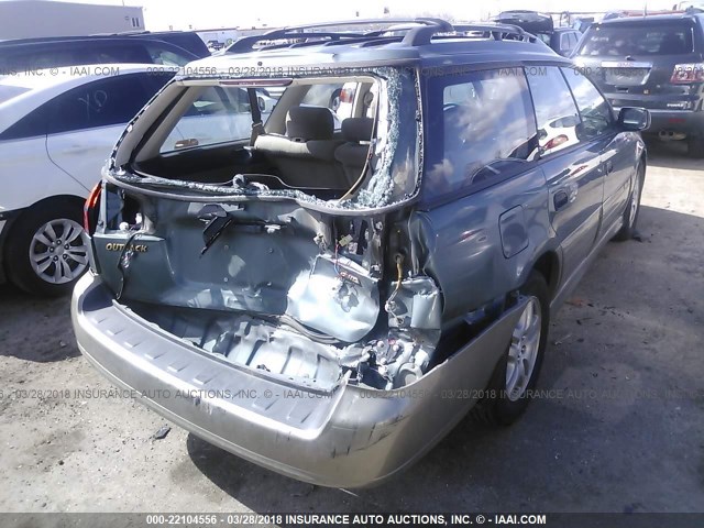 4S3BH675327622009 - 2002 SUBARU LEGACY OUTBACK AWP 绿色 照片 4
