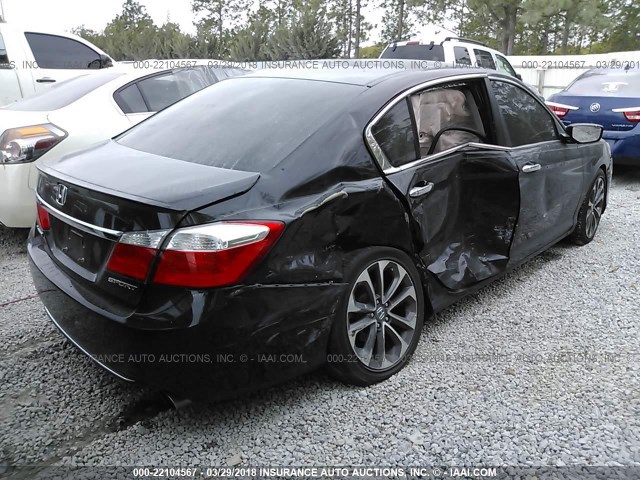 1HGCR2F51DA184870 - 2013 HONDA ACCORD SPORT BLACK photo 4