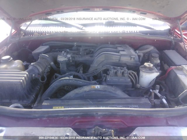 1FMZU73K64ZA77244 - 2004 FORD EXPLORER XLT/XLT SPORT/NBX 红色 照片 10
