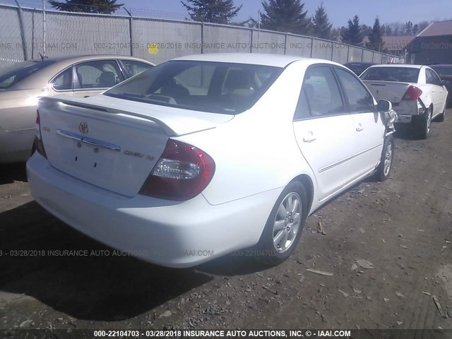 4T1BE30K42U113437 - 2002 TOYOTA CAMRY LE/XLE/SE თეთრი ფოტო 4