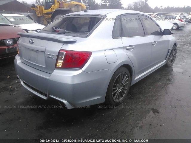 JF1GV7E66DG004823 - 2013 SUBARU IMPREZA WRX SILVER photo 4