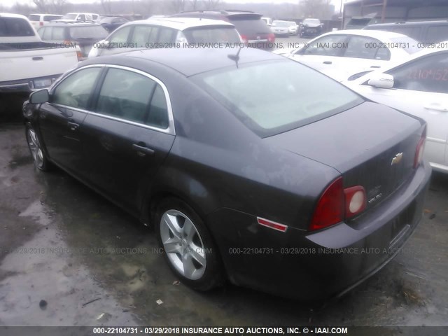 1G1ZB5E11BF116042 - 2011 CHEVROLET MALIBU LS 灰色 照片 3