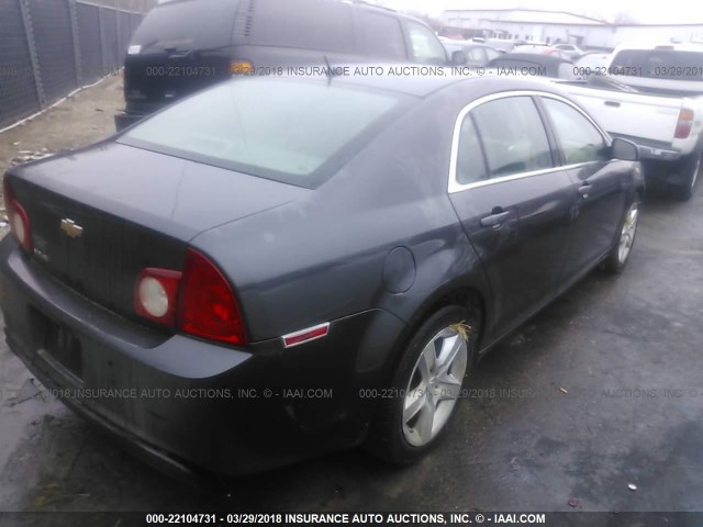1G1ZB5E11BF116042 - 2011 CHEVROLET MALIBU LS 灰色 照片 4