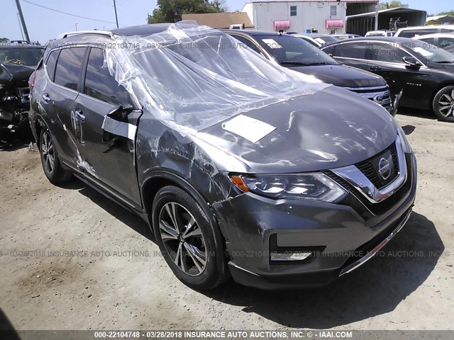 5N1AT2MT2HC886422 - 2017 NISSAN ROGUE S/SL GRAY photo 1