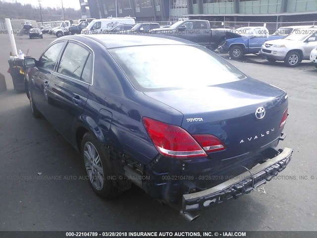 4T1BK36B47U203629 - 2007 TOYOTA AVALON XL/XLS/TOURING/LIMITED BLUE photo 3