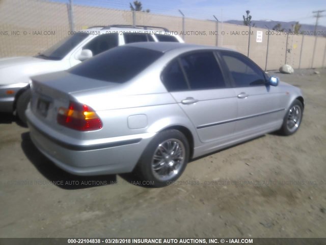 WBAEU33483PH90525 - 2003 BMW 325 XI SILVER photo 4