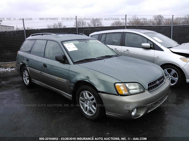 4S3BH675537639492 - 2003 SUBARU LEGACY OUTBACK AWP 绿色 照片 1
