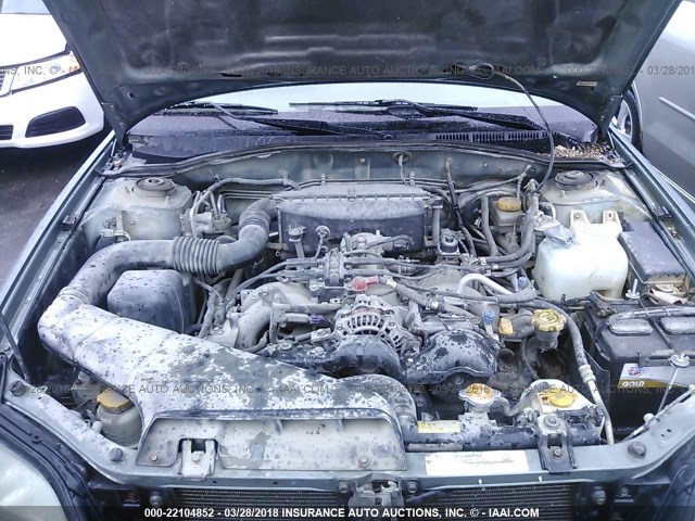 4S3BH675537639492 - 2003 SUBARU LEGACY OUTBACK AWP 绿色 照片 10