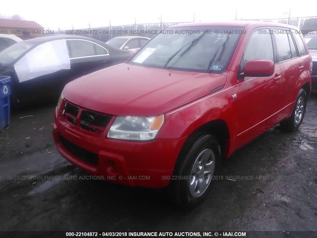 JS3TD941664101510 - 2006 SUZUKI GRAND VITARA  RED photo 6