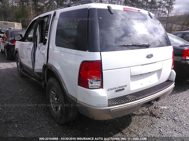 1FMDU64E82ZB30827 - 2002 FORD EXPLORER EDDIE BAUER WHITE photo 3