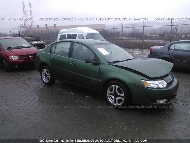 1G8AL52F24Z121733 - 2004 SATURN ION LEVEL 3 GREEN photo 1