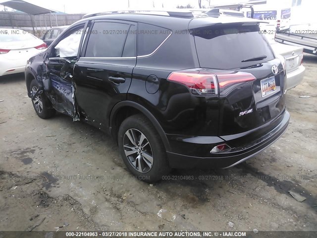 2T3WFREV6JW430873 - 2018 TOYOTA RAV4 ADVENTURE/XLE BLACK photo 3