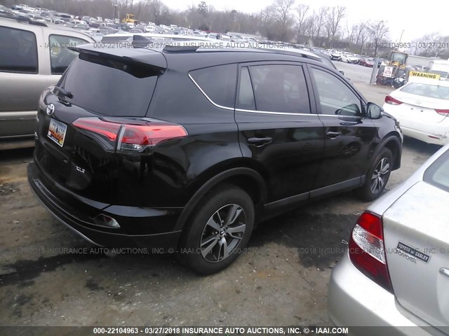 2T3WFREV6JW430873 - 2018 TOYOTA RAV4 ADVENTURE/XLE BLACK photo 4