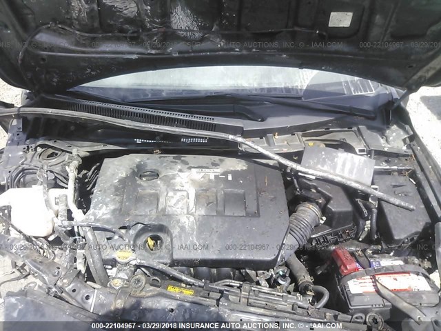 JTDBL40E49J049356 - 2009 TOYOTA COROLLA LE/XLE GRAY photo 10