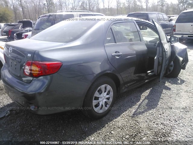JTDBL40E49J049356 - 2009 TOYOTA COROLLA LE/XLE GRAY photo 4