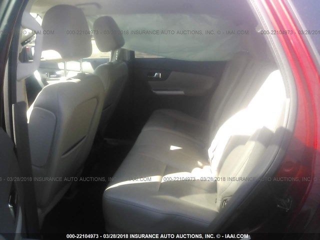 2FMDK4KC4DBA03817 - 2013 FORD EDGE LIMITED MAROON photo 8