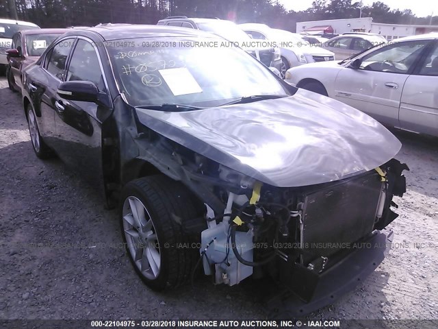 1N4AA51E69C805723 - 2009 NISSAN MAXIMA S/SV BLACK photo 1