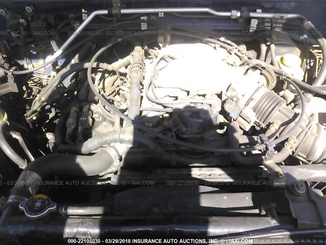 5N1ED28Y81C531040 - 2001 NISSAN XTERRA XE/SE BLUE photo 10