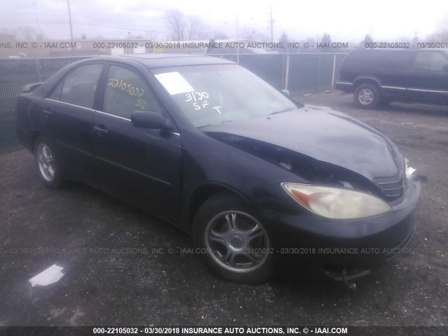 4T1BE32K33U183364 - 2003 TOYOTA CAMRY LE/XLE/SE შავი ფოტო 1