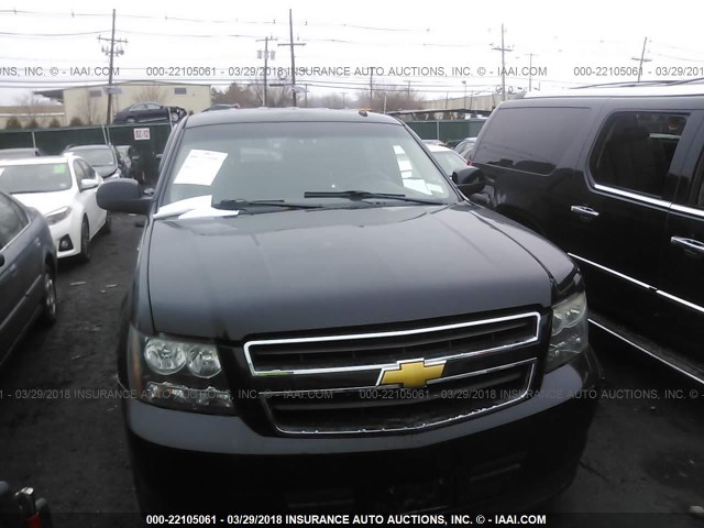 1GNFK13549R100958 - 2009 CHEVROLET TAHOE HYBRID BLACK photo 6