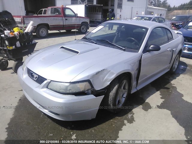 1FAFP42X23F373572 - 2003 FORD MUSTANG GT SILVER photo 2