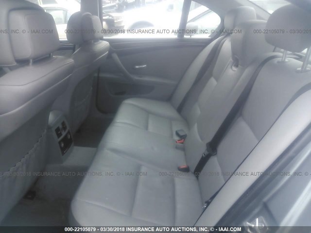 WBANV1C57AC158837 - 2010 BMW 528 XI GRAY photo 8