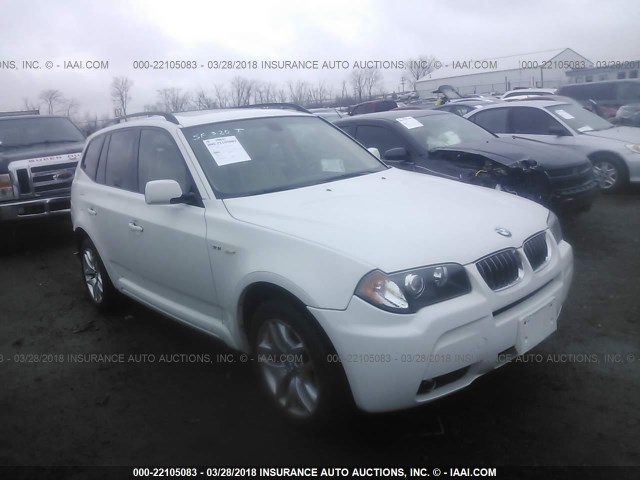 WBXPA93446WG86103 - 2006 BMW X3 3.0I WHITE photo 1