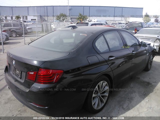 WBA5A5C58FD515074 - 2015 BMW 528 I GRAY photo 4