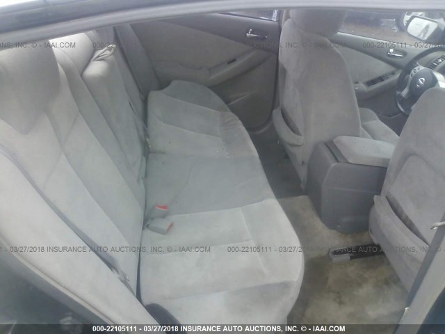 1N4AL21E38N520506 - 2008 NISSAN ALTIMA 2.5/2.5S BLACK photo 8